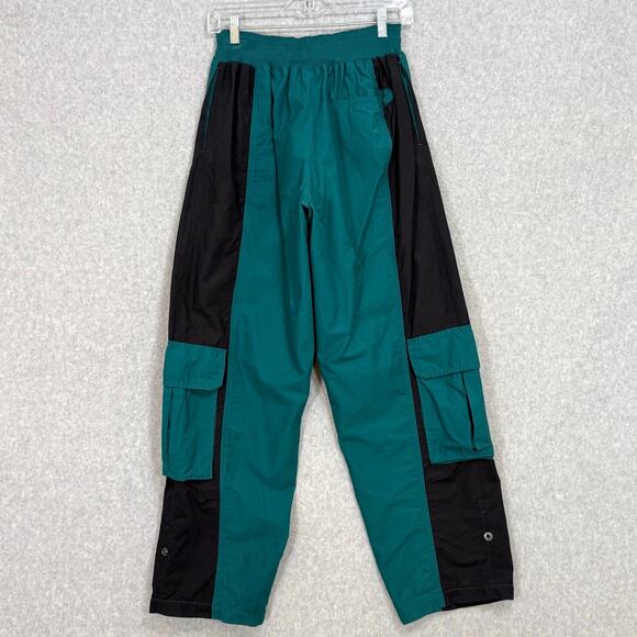 Free People FP Movement Mesmerize Me Colorblock Cargo Pants Size S Spruced Up - Picture 5 of 16